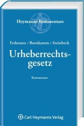 Urheberrechtsgesetz - Willi Erdmann, Joachim Bornkamm, Anja Steinbeck