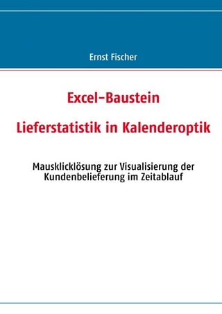 Excel-Baustein Lieferstatistik in Kalenderoptik