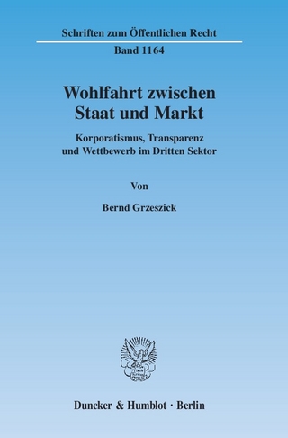 Wohlfahrt zwischen Staat und Markt.