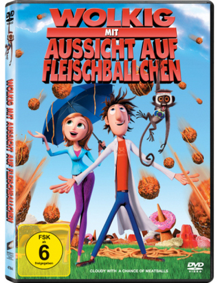 Wolkig mit Aussicht auf Fleischbällchen, 1 DVD
