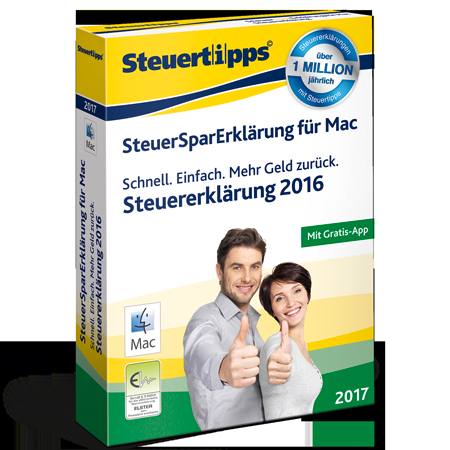 SteuerSparErkl&auml;rung 2017 Mac