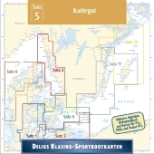 Delius Klasing-Sportbootkarten Kattegat, 1 CD-ROM
