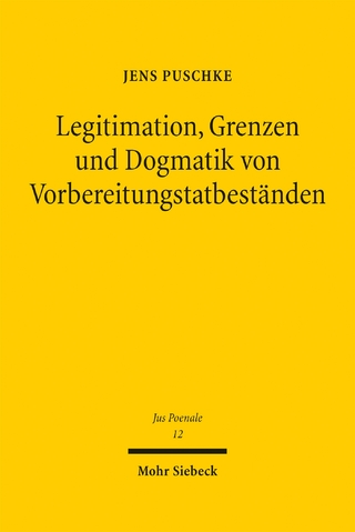 Legitimation, Grenzen und Dogmatik von Vorbereitungstatbeständen