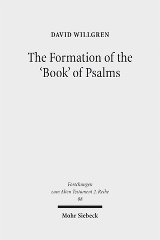 The Formation of the 'Book' of Psalms