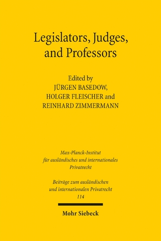 Legislators, Judges, and Professors