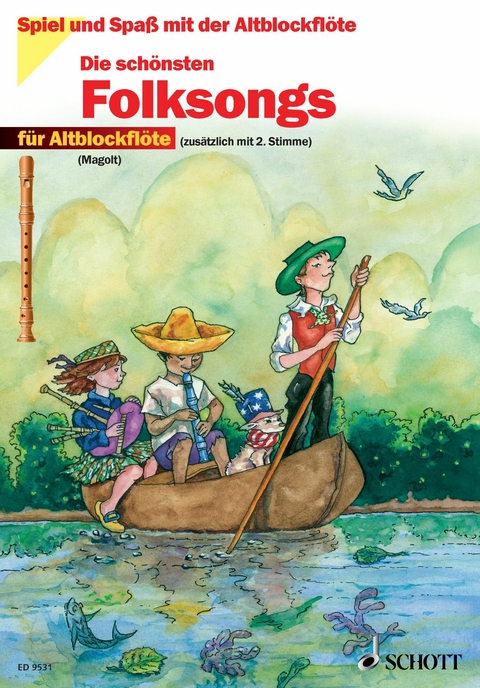 Die sch&ouml;nsten Folksongs -  Hans Magolt,  Marianne Magolt