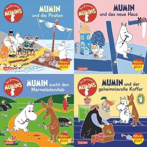Die Mumins (4x1 Exemplar) - Tove Jansson, Katariina Heilala, Riina Kaarla