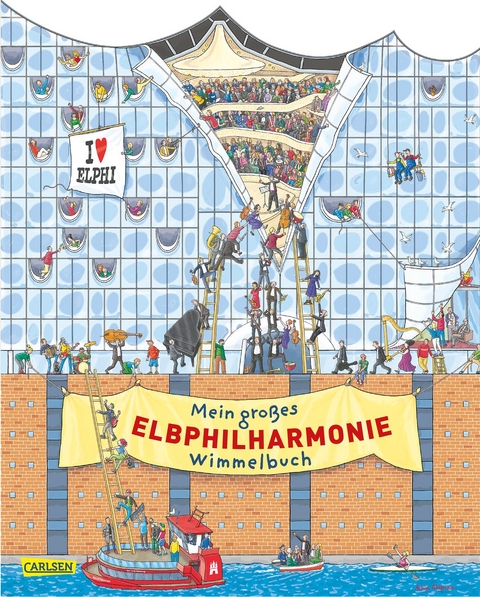 Mein gro&szlig;es Elbphilharmonie-Wimmelbuch - Achim Ahlgrimm