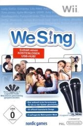 We Sing, 1 Nintendo Wii-Spiel + 2 Mikrofone