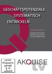 Geschäftspotenziale systematisch entwickeln, DVD - Wolfgang Weber