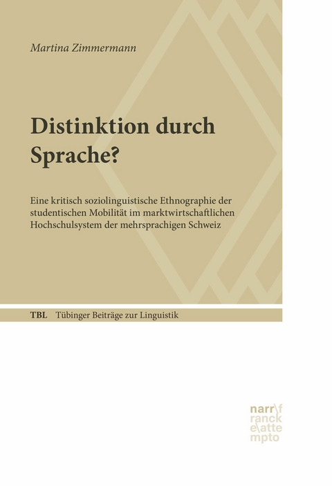 Distinktion durch Sprache? - Martina Zimmermann