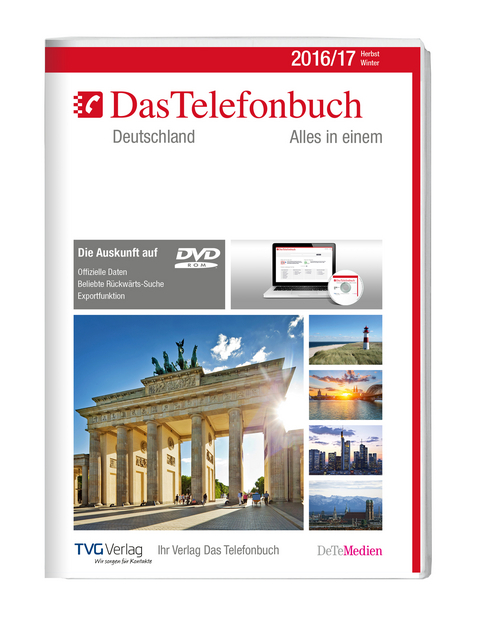 Das Telefonbuch. Deutschland Herbst/Winter 2016/17, 1 DVD-ROM