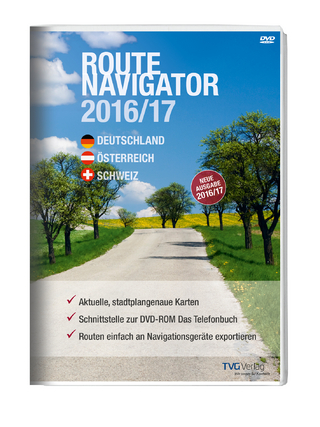 RouteNavigator DACH 2016/17, 1 DVD-ROM