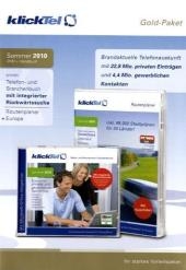 klickTel Gold-Paket Sommer 2010, 3 CD-ROMs