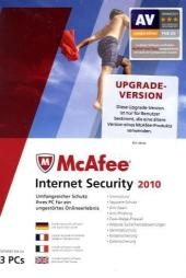 McAfee Internet Security 2010, 3 User, Upgrade, CD-ROM in Mini-Box