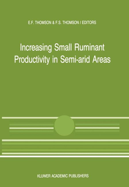 Increasing Small Ruminant Productivity in Semi-arid Areas - 
