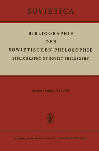 Bibliographie der Sowjetischen Philosophie