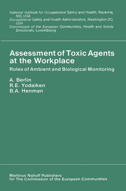 Assessment of Toxic Agents at the Workplace - 