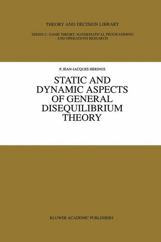 Static and Dynamic Aspects of General Disequilibrium Theory