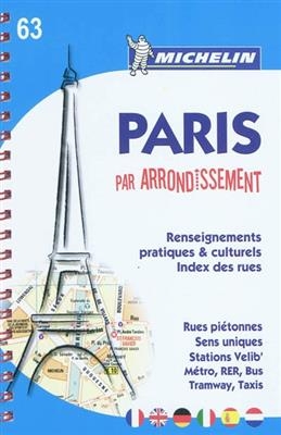 Paris par arrondissement -  Manufacture fran&ccedil;aise des pneumatiques Michelin
