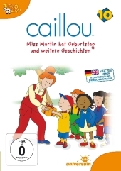 Caillou - Miss Martin hat Geburtstag und weitere Geschichten, 1 DVD, deutsche u. englische Version