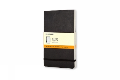 Moleskine Soft Cover Pocket Ruled Reporter Notebook: Black -  Moleskine