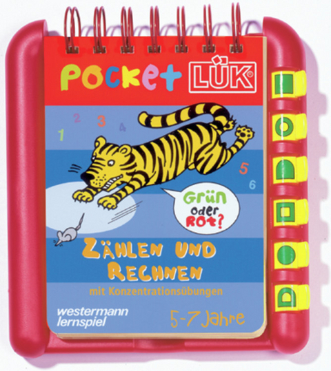 Z&auml;hlen und Rechnen, Kontrollger&auml;t mit Spiralbuchblock