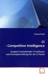 CI - Competitive Intelligence - Gerhard Gmall