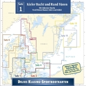 Delius Klasing-Sportbootkarten Kieler Bucht und Rund F&uuml;nen, 1 CD-ROM