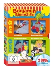 Das Walbaby / Benjamin Blümchen findete einen Schatz / Benjamin Blümchen als Lokomotivführer / Der schwarze Kater, 2 DVDs