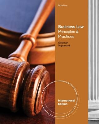 Business Law - Arnold J. Goldman, William D. Sigismond