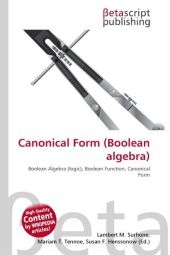 Canonical Form (Boolean Algebra) - 