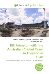 Bill Johnston with the Australian Cricket Team in England in 1948 - 