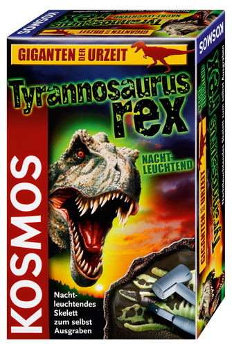 Tyrannosaurus Rex nachtleuchtend