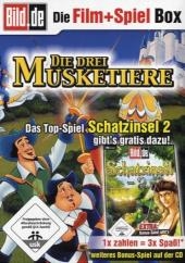 Die drei Musketiere + Schatzinsel 2 , 1 DVD + PC-Spiel