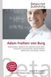 Adam Freiherr Von Burg - 