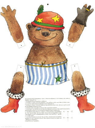 Hampelb&auml;r mit M&uuml;tze