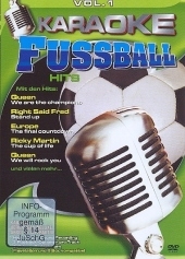 Karaoke Fußball Hits, 1 DVD. Vol.1