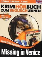 Missing in Venice, 2 Audio-CDs, 1 MP3-CD u. Buch