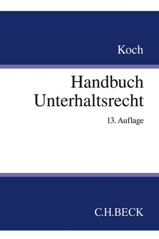 Handbuch Unterhaltsrecht