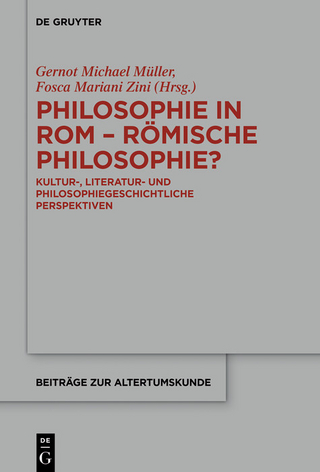 Philosophie in Rom - Römische Philosophie?