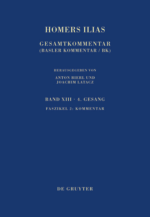 Kommentar -  Marina Coray,  Martha Krieter-Spiro,  Edzard Visser