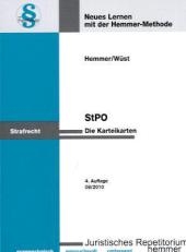 STPO Es handelt sich um Karteikarten.