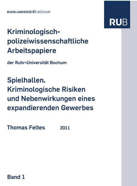 Spielhallen - Thomas Feltes