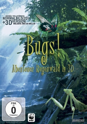 Bugs! Abenteuer Regenwald in 3D, 1 DVD, deutsche, französische u. englische Version