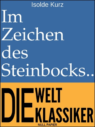 Im Zeichen des Steinbocks