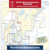 Delius Klasing-Sportbootkarten Mecklenburg-Vorpommern, Bornholm, 1 CD-ROM