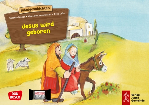 Jesus wird geboren. Kamishibai Bildkartenset - Susanne Brandt, Klaus-Uwe Nommensen