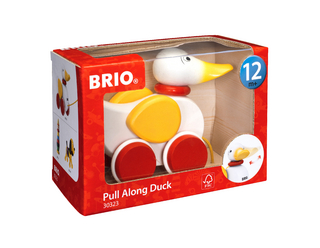 BRIO Infant/ Toddler - Nachziehente, weiß