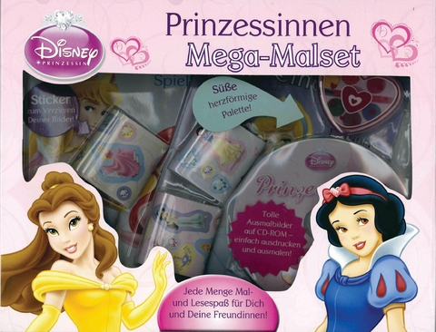 Prinzessinnen Mega-Malset, m.CD-ROM